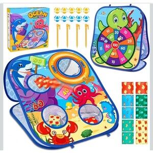 Animal Bean Bag Toss Game Toy Outdoor Toss Game, Family Party Party Supplies for